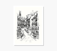 Load image into Gallery viewer, Dorado Madrid Calles de Madrid Art Print