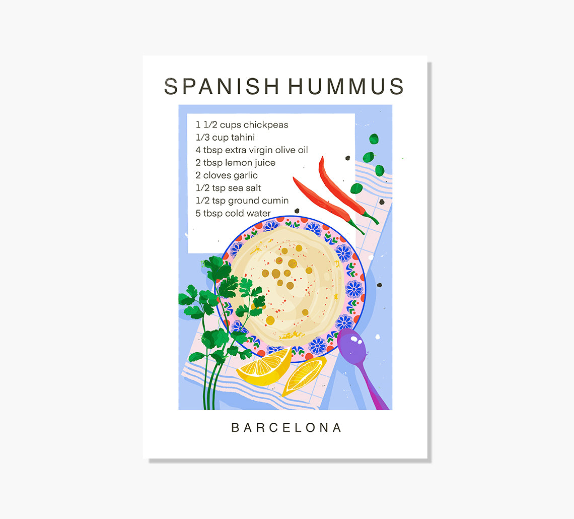 Print Spanish Hummus