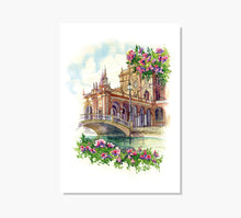 Cargar imagen en el visor de la galería, Sevilla Puente de Plaza España Art Print