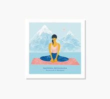 Cargar imagen en el visor de la galería, Yoga Baddha Konasana Art Print