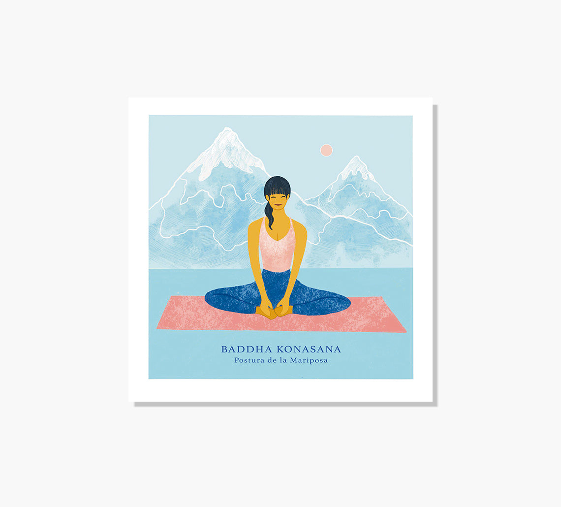Yoga Baddha Konasana Art Print