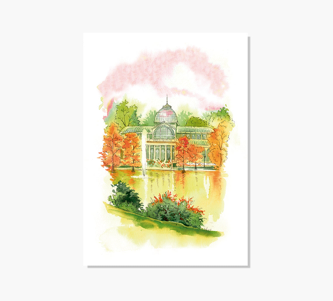 Palacio de Cristal del Retiro Art Print