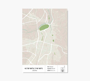 Print Mapa Girona