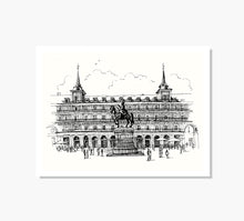 Load image into Gallery viewer, Dorado Madrid Plaza Mayor Art Print