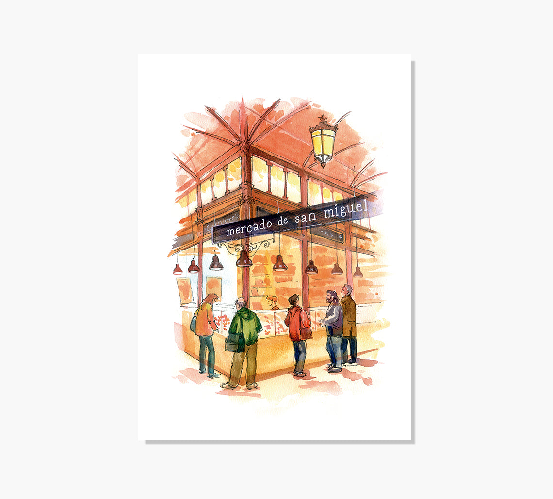 Mercado de San Miguel, Madrid Art Print