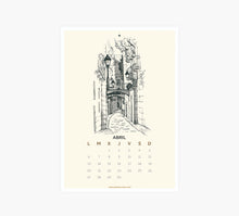Load image into Gallery viewer, CALENDARIO MONOCROMO 2026
