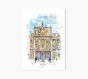 Palacio Real de Madrid Art Print