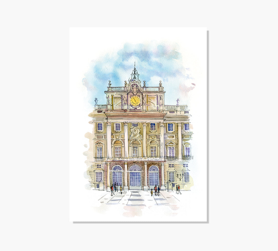 Palacio Real de Madrid Art Print