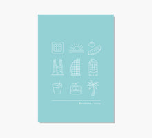 Load image into Gallery viewer, Print Minimal Icono Barcelona