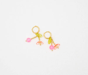 PENDIENTES CEREZA