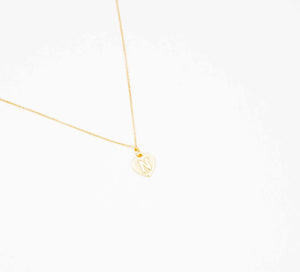 COLLAR CORAZÓN CON INICIALES