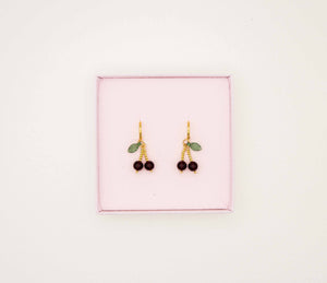 PENDIENTES CEREZA