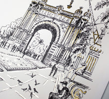 Cargar imagen en el visor de la galería, Dorado Arc de Triumph Art Print