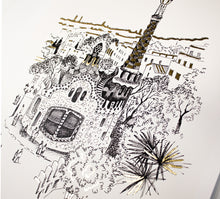 Load image into Gallery viewer, Dorado Park Güell Art Print