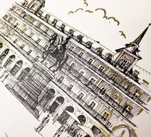 Load image into Gallery viewer, Dorado Madrid Plaza Mayor Art Print