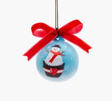Cargar imagen en el visor de la galería, BOLA DE NAVIDAD PARA COLGAR - MUÑECO DE NIEVE