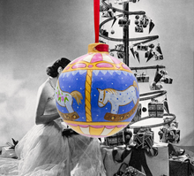 Cargar imagen en el visor de la galería, BOLA GRANDE DE NAVIDAD PARA COLGAR - UN CARRUSEL