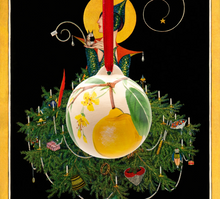 Cargar imagen en el visor de la galería, BOLA DE NAVIDAD PARA COLGAR - LIMON OSCURO