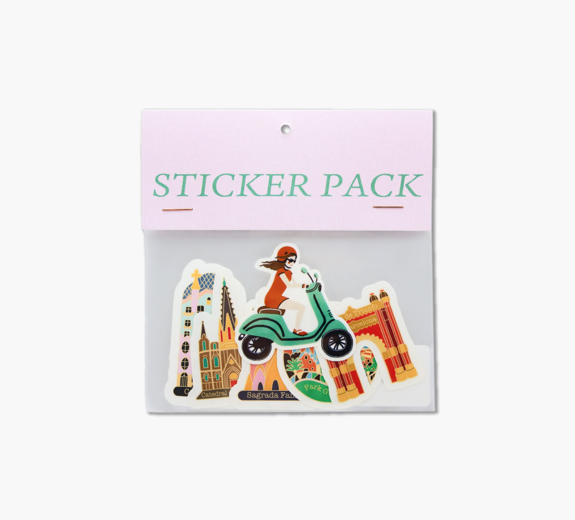 Pack de Pegatinas BARCELONA