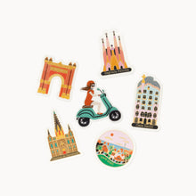 Cargar imagen en el visor de la galería, Pack de Pegatinas BARCELONA