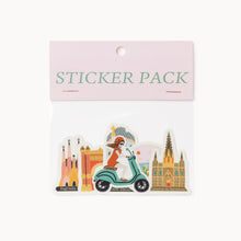 Cargar imagen en el visor de la galería, Pack de Pegatinas BARCELONA