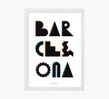 Load image into Gallery viewer, Print Barcelona Black