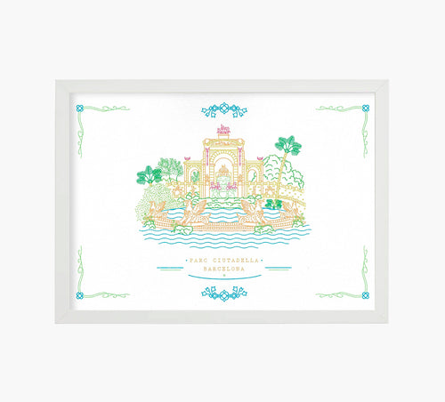 Parc Ciutadella Art Print