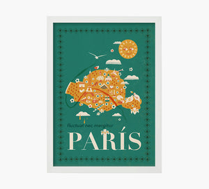Print París Mapa