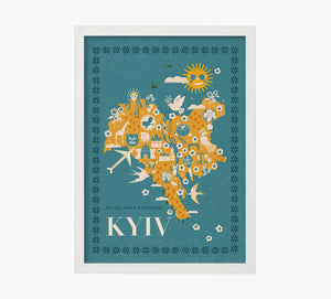 Print Kyiv Mapa