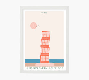 La Barceloneta Art Print