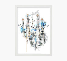 Load image into Gallery viewer, Print Sagrada Familia with Birds