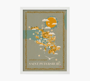 Saint Petersburg Map