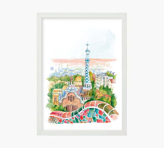 Park Güell Art Print