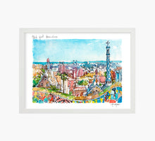 Cargar imagen en el visor de la galería, Print Park Güell Vista