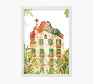 Casa Batlló Art Print