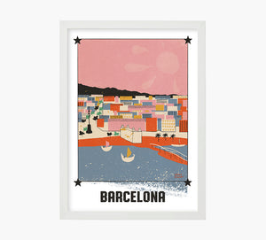 Barcelona Art Print
