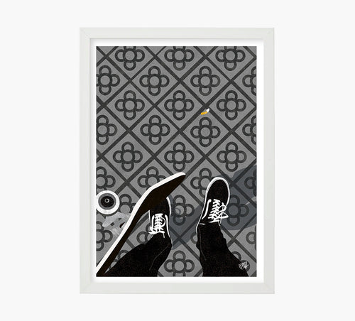 Flor de Barcelona Art Print