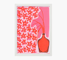 Load image into Gallery viewer, Print Flores Rosas Jarron