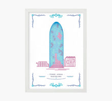 Cargar imagen en el visor de la galería, Torre Agbar Art Print