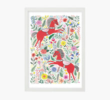 Cargar imagen en el visor de la galería, Caballos Rojos Art Print