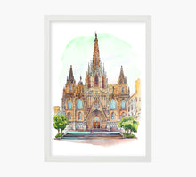 Cargar imagen en el visor de la galería, Catedral de Barcelona Art Print