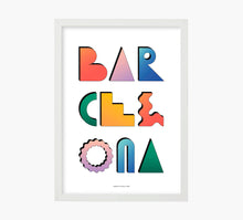 Cargar imagen en el visor de la galería, Barcelona Color Art Print