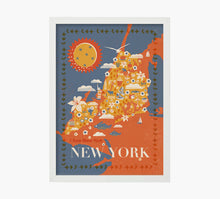 Cargar imagen en el visor de la galería, Print New York Mapa