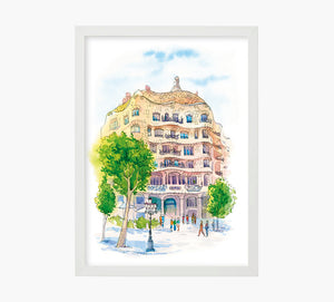 La Pedrera/Casa Milà Art Print