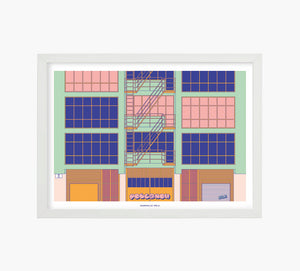 Carrer Llull Art Print