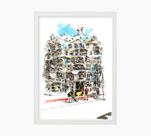 Print Casa Mila La Pedrera