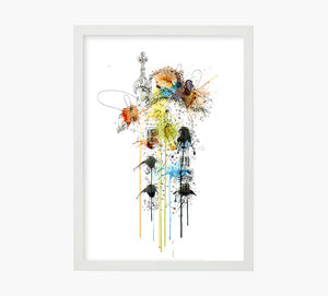 Print Casa Batlló Color Explosion