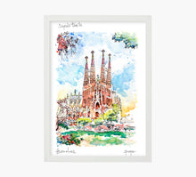 Cargar imagen en el visor de la galería, Print Sagrada Família Gaudi