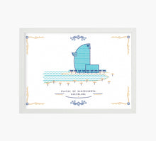 Cargar imagen en el visor de la galería, Playas de Barceloneta Art Print