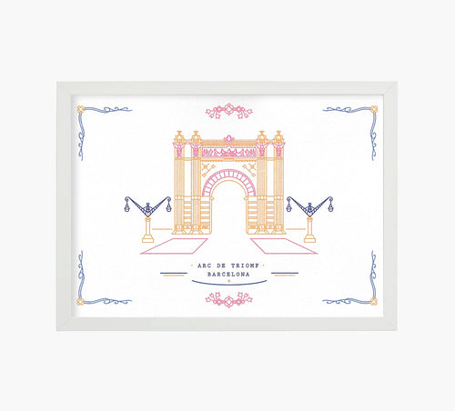 Arc de Triomf Art Print